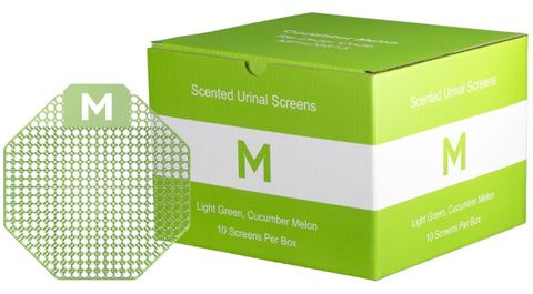 M Scented Urinal Screen - Green 10pc/ctn
