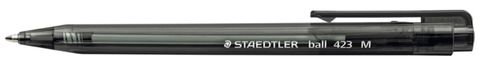 S Ball Point Pen Black 0.45mm 10pk