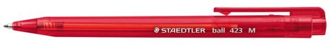 S Ball Point Pen Red 0.45mm 10pk
