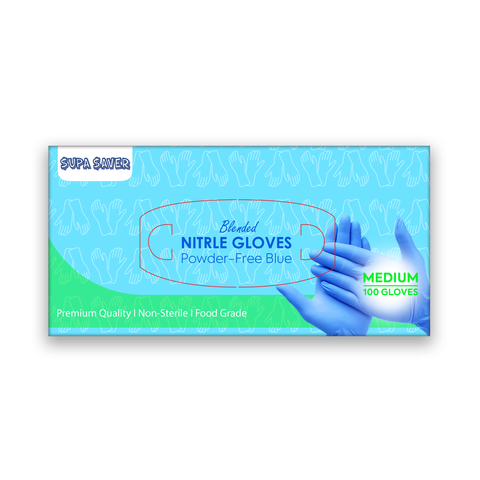 SS MED Nitrile Blend Glove PF 10pk/ctn