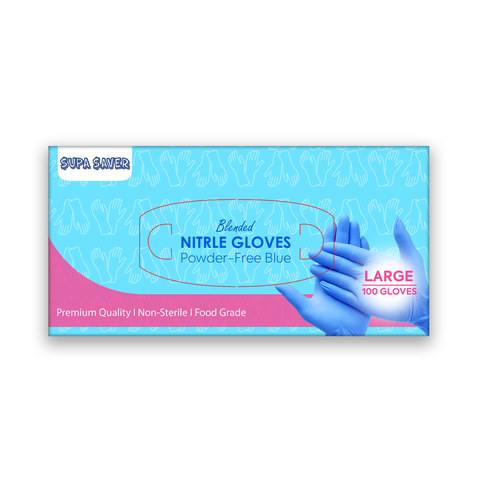 SS LGE Nitrile Blend Glove PF 10pk/ctn