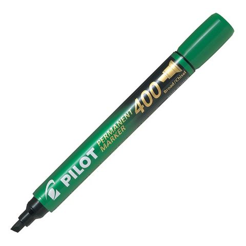 Pilot Marker Green Chisel Tip 12pk