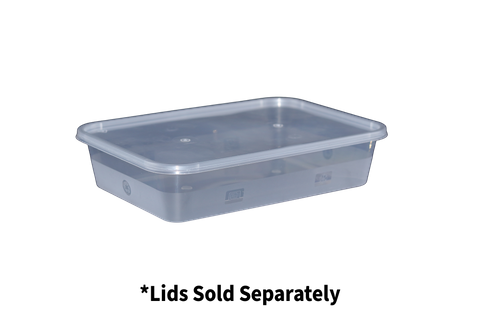 Q LP 500ml Rectangle Cont. 500pcs/ctn