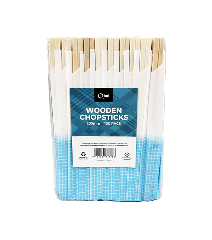 Q W Chopstick H/W 203mm 100pk 3000pr/ctn