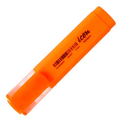 Icon H/Lighter Orange Chisel Tip 6pk