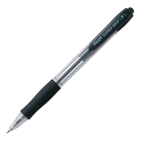 P Ball Point Pen Black Fine 0.7mm 12pk