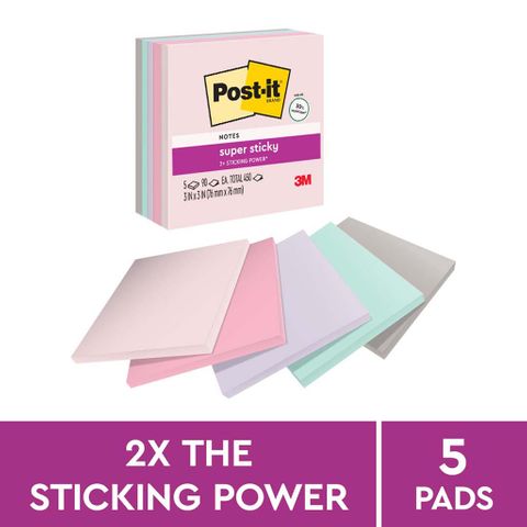 PI S/Sticky Note Wanderlust 90s 5pk