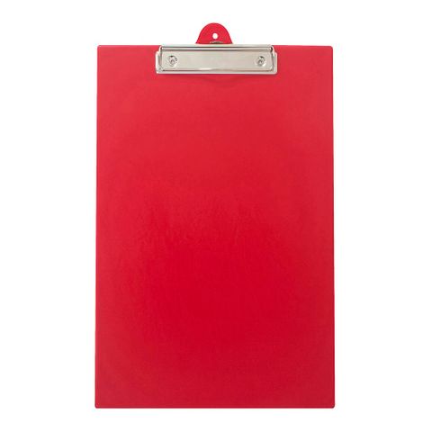 OSC Clipboard PVC Single A4 FC Red