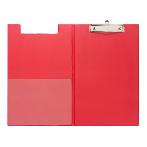 OSC Clipboard PVC Double A4 FC Red