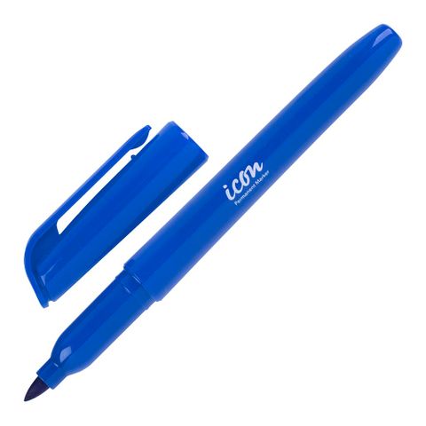 Icon Marker Blue Pen Style 12pk