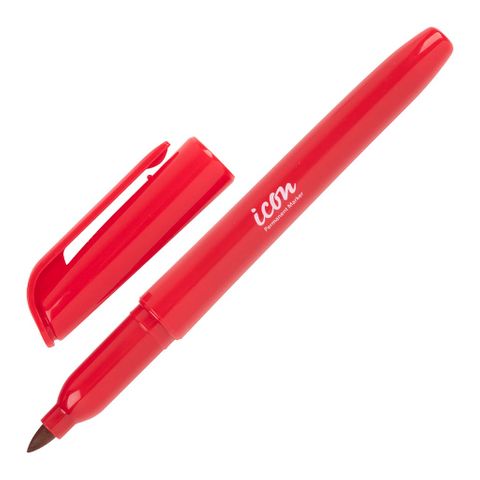 Icon Marker Red Pen Style 12pk