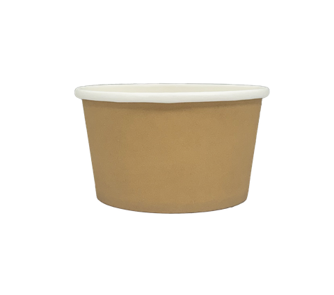 Q 12oz Wide Deli Bowl Kraft 500pcs/ctn