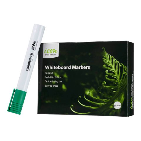 I White board Marker Green Bullet 12pk