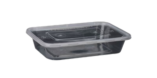 SS 500ml Rectangle Cont/Lid 300sets/ctn