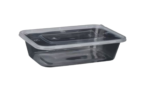 SS 650ml Rectangle Cont/Lid 300sets/ctn