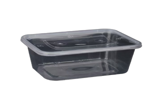 SS 750ml Rectangle Cont/Lid 300sets/ctn