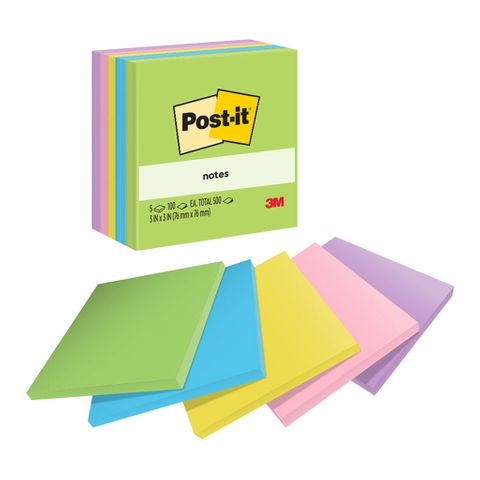 PI Sticky Note Floral Fantasy 90s 5pk