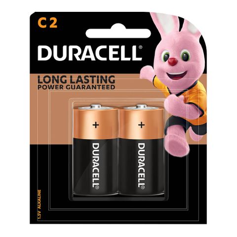 D Coppertop Alkaline C Battery 2PK