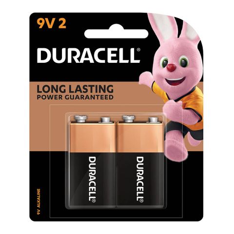 D Coppertop Alkaline 9V Battery 2PK