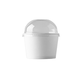 Q 6oz Cup Dome PET Lid 1000pcs/ctn