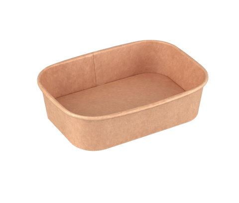 Q 500ml Rect. Paper Cont. 300pcs/ctn