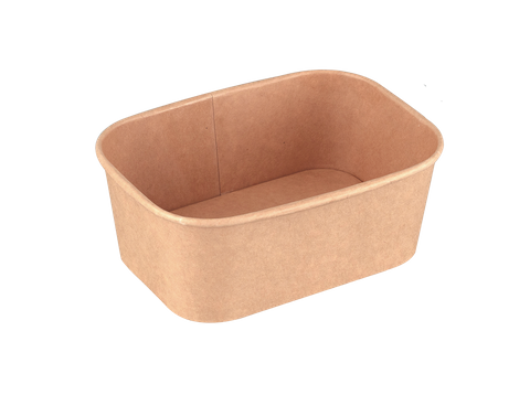 Q 1000ml Rect. Paper Cont. 300pcs/ctn