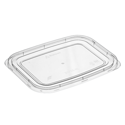 B PP Lids for Rect. Cont. 50pcx10pkt/ctn