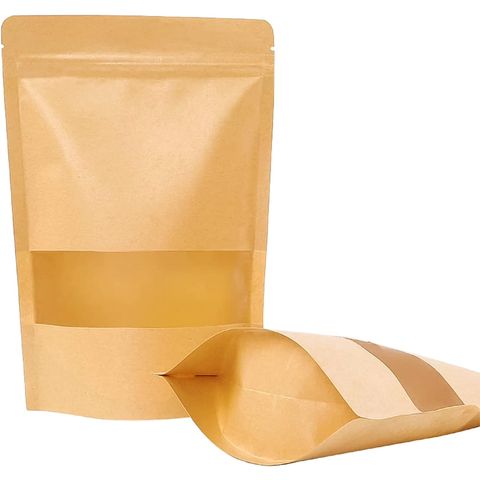 Q SU/Pouch Kraft L 50pc/pk 12pk/ctn