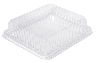 Q Square Cake Dome Lid 400pcs/ctn