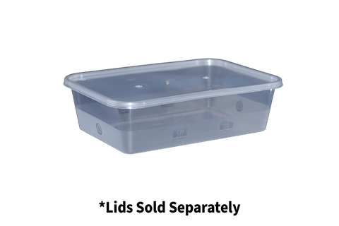 Q LP 650ml Rectangle Cont. 500pcs/ctn