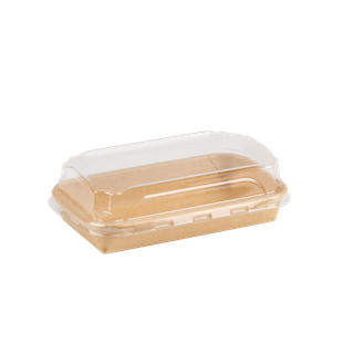 Q PET Lid For Sushi Tray #2 600pcs/ctn