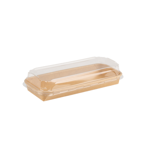 Q PET Lid For Sushi Tray #5 600pcs/ctn