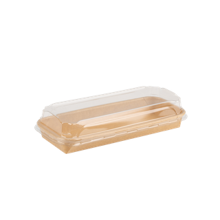 Q PET Lid For Sushi Tray #5 600pcs/ctn