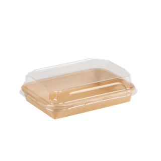 Q PET Lid For Sushi Tray #3 600pcs/ctn