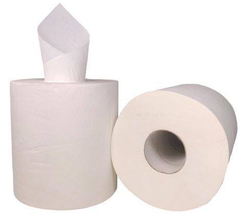 Centrefeed WHT P/T 180m 2PLY 6rolls/ctn