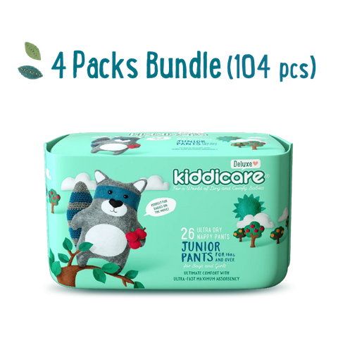 KC Dlx Nappy Pants Junior 104pcs Size 6