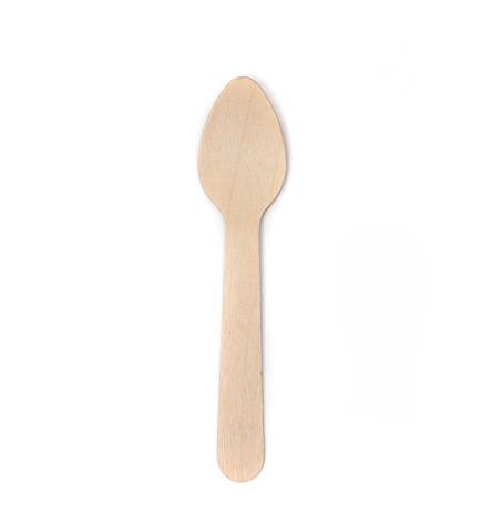 Q Wooden Teaspoons 100pk x 20pkt/ctn