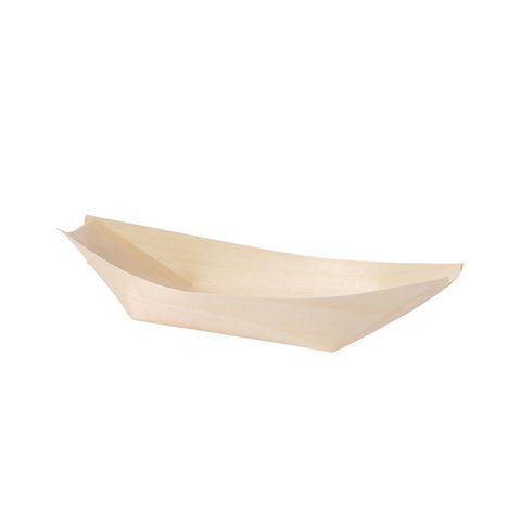 Q Wooden Boat 17cm 50pk x 40pkt/ctn