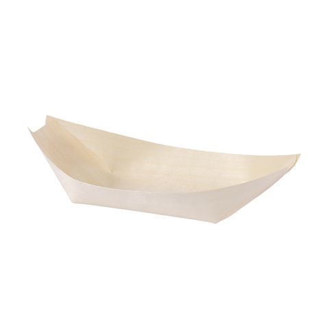 Q Wooden Boat 18.5cm 50pk x 40pkt/ctn
