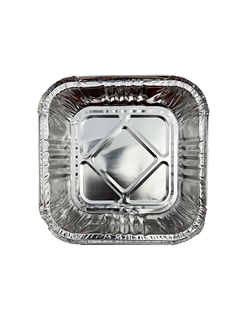 Q 540ml Square Foil Tray 50pk 1000/ctn