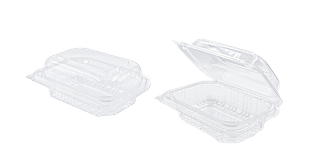 Q SML RPET Rect. Cont. H/Lid 250pcs/ctn