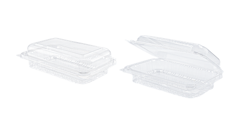 Q LGE RPET Rect. Cont. H/Lid 250pcs/ctn