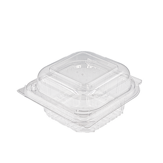 Q SML RPET Sqaure Cont. H/Lid 250pcs/ctn