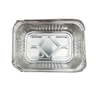 Q 700ml Rectangle Foil Tray 50pk 500/ctn