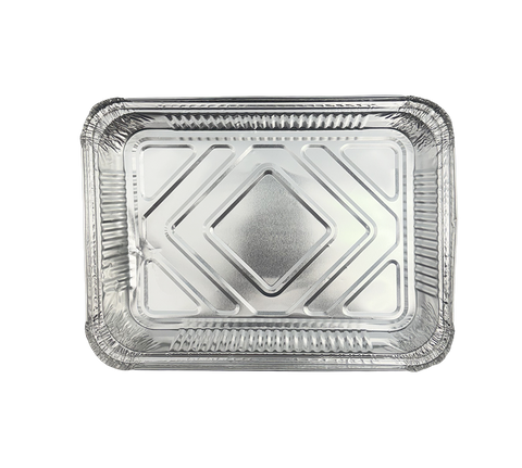 Q 1100ml Rectangle Foil Tray 50pk 500/ct
