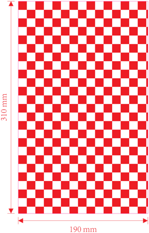 Q GP Sheets Printed 190x310 1000pc/pkt