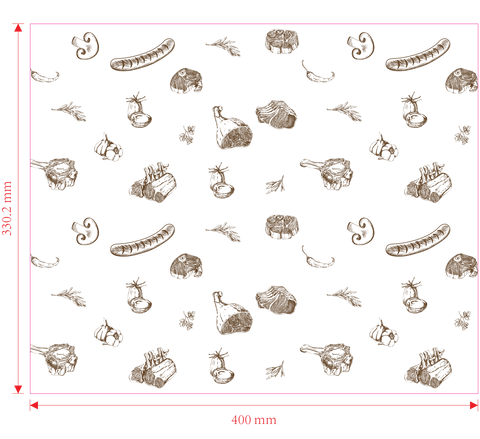 Q Coated Deli Paper 400x330 1000pc/pkt