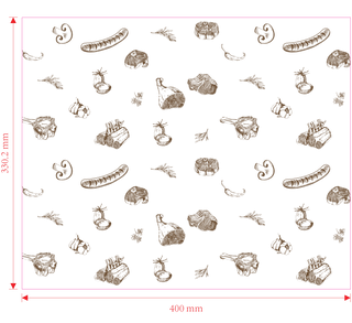 Q Coated Deli Paper 400x330 1000pc/pkt