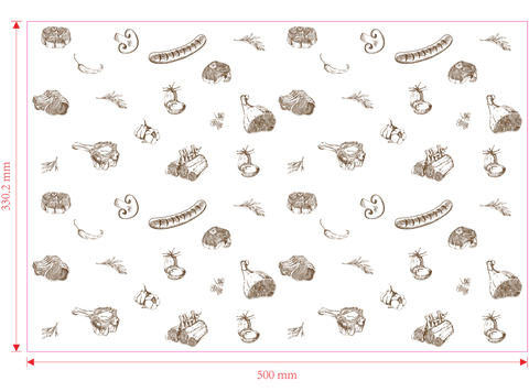 Q Coated Deli Paper 500x330 1000pc/pkt