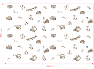 Q Coated Deli Paper 500x330 1000pc/pkt